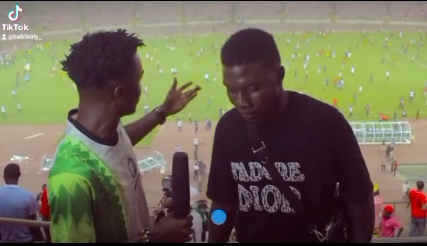 Sammylegals interviewing an Angry Nigerian Fan