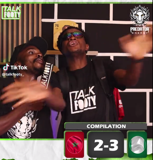 Nigerian fans celebrating WAFCON final victory over Morocco