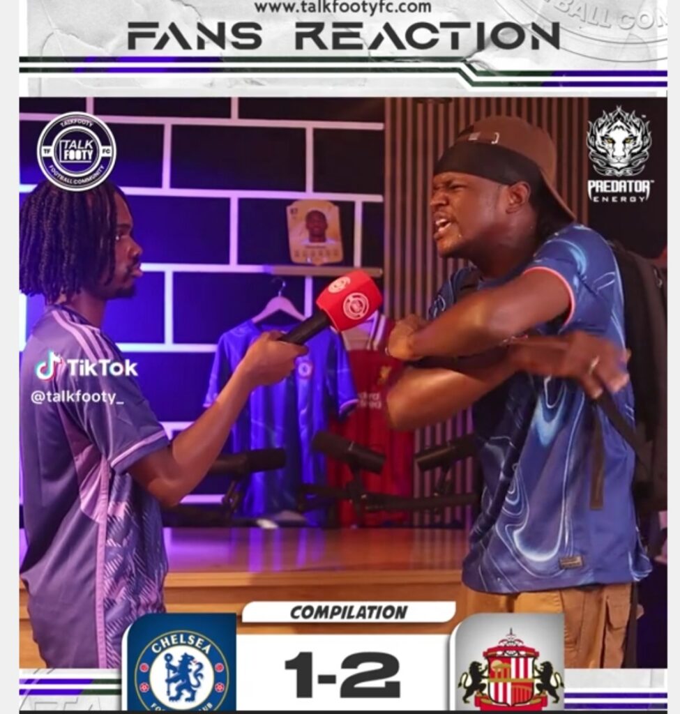 Chelsea 1 Vs 2 Sunderland Post Match Fans Reaction By TalkFootyFC (Watch Video)